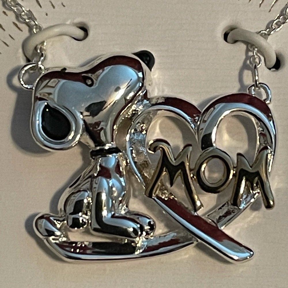 “Love is a Mom”  Peanuts Necklace